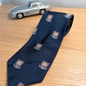 WM Chelsea Northwestern University Navy Crest Silk Men's Tie